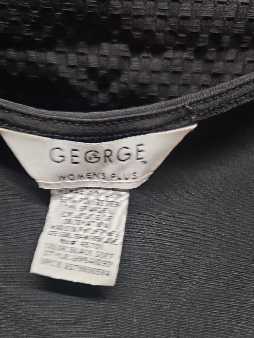 George Black Sleeveless Crossover V-Neck Camisole 18/20 - Picture 3 of 4